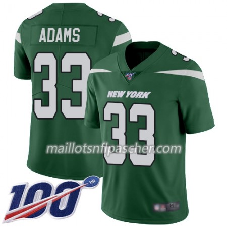 Maillot New York Jets Jamal Adams 33 Nike Vert 100th - Homme